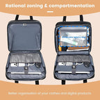 Rolling Laptop Bag,Rolling Briefcase for Men & Women,Laptop Briefcase on Wheels,Carry On Bag for Business Travel
