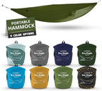 KAMMOK Roo Single UL - Ultralight Camping Hammock, Water Repellent, Portable, Durable, Indoor/Outdoor Hammock Moss Green