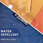 zzlamb Camping Blanket, Outdoor Lightweight Travel Blanket Puffy Portable Down Alternative, Windproof Warm Cloak with Snaps, Cozy Quilt Backpacking Picnic RV Plane Car Hammock Beach Climbing