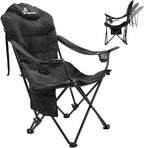 Sportneer Folding Camping Chair: 3 Adjustable Angle Camping Chair with Backrest Headrest & Carry Bag - Portable Folding Chair for Camping Outdoor, 1 Pack