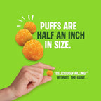 Twin Peaks Low Carb, Keto Friendly Protein Puffs, (Jalapeno Cheddar, 2.1 Ounce), 2 Servings, 3 Pack (60g, 42g Protein, 4g Carbs)