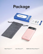 Portable Phone Charger, 10000mAh Portable Charger Power Bank with Built-in Cables, Travel Essential Battery Pack Compatible with iPhone, Samsung, Google, iPads, Tablets, etc