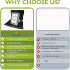 PRAANA Portable Solar Power Bank & Flashlight with 7W Panel – 3in1 Survival Kit | 5000mAh USB-C Charger & 800-Lumen Light | Must-Have Power Backup for Home, Power Outages & Camping | iPhone & Android