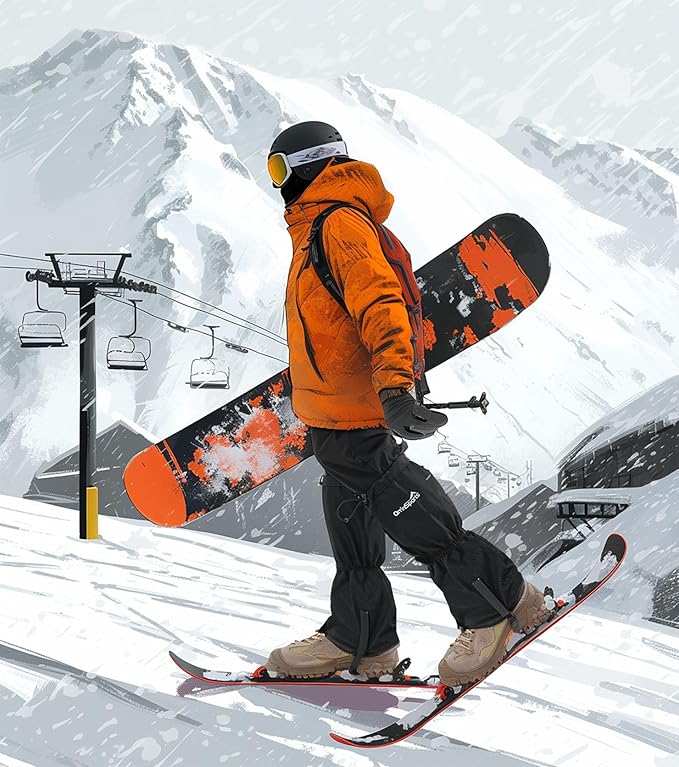 Waterproof Leg Gaiters for Men Women, Adjustable Snow Boot Gators for Hiking, Skiing, Hunting, Outdoor Adventures