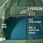 CAMEL CROWN Tents for Camping 2/3/4/5 Person Camping Dome Tent, Waterproof,Spacious, Lightweight Portable Backpacking Tent for Outdoor Camping/Hiking