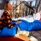 Down Sleeping Bag for Adults, 600 Fill Power, Ultralight & Compact with Compression Sack for Backpacking, Camping, Hiking