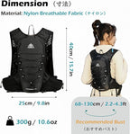 TRIWONDER Hydration Backpack Lightweight Water Pack for Men Women Hydration Pack for Cycling, Running, Hiking and Biking