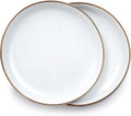 Barebones 8 Inch Salad Plate - Set of 2 Salad Plates - Enamelware Plates - Durable Kitchen or Camping Plate - Eggshell