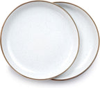 Barebones 8 Inch Salad Plate - Set of 2 Salad Plates - Enamelware Plates - Durable Kitchen or Camping Plate - Eggshell
