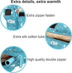 KidzAdventure Mummy Style 32 – 59F Kids Sleeping Bag with Pillow Sleeve, 4 Season, Lightweight and Backpacking Style, Ideal for Camping, Sleepover, Boys, Girls, Youth and Toddlers