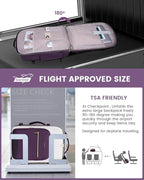 LOVEVOOK 40L Travel Backpack for Women & Men, Airline Approved Carry On Luggage with 3 Packing Cubes, TSA Overnight Bags, Waterproof Personal Item Bag, Weekender Essentials Backpacks fits 17" Laptop