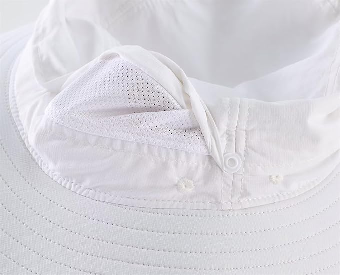 Connectyle Sun Hat for Men Women Outdoor UV Protection Safari Hat for Fishing Hiking Gardening Breathable Cowboy Hat UPF50