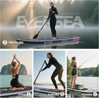 Inflatable Stand-Up Paddle Boards – Available 32"/33"/34" Widths Inflatable Paddle Board with SUP Accessories, Camera Mount, Basic All-Around SUP Board for All Skill Levels, Up to 450lbs