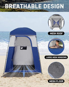 KingCamp Shower Tent, Portable Privacy Tent Outdoor Camping 1/2 Room Toilet Tents with Shower Bag & Dressing Room for Beach, Camping & Hiking