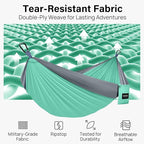 Kootek Camping Hammock, Portable Hammocks with Tree Straps & Attached Carry Bag, Camping Essentials Gear, Perfect for Outside Indoor Hiking Beach Backpack Travel