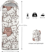 CVHOUSE Camping Sleeping Bags,3 Season Warm & Cool Weather,Lightweight,Waterproof Sleeping Bags for Adults & Kids,Traveling,and Outdoors,Camping Gear Equipment