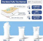 Ultralight Down Sleeping Bag for Adults with 600 Fill Power, Compact Sleeping Bag for Backpacking, Hiking and Camping