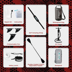 FunWater Inflatable Stand Up Paddle Board 10'/10'6"/11'/11'6" Paddle Board for Adults & Youth, Paddleboards Inflatable with Premium SUP Accessories, Wide Stable, Non-Slip Comfort Deck