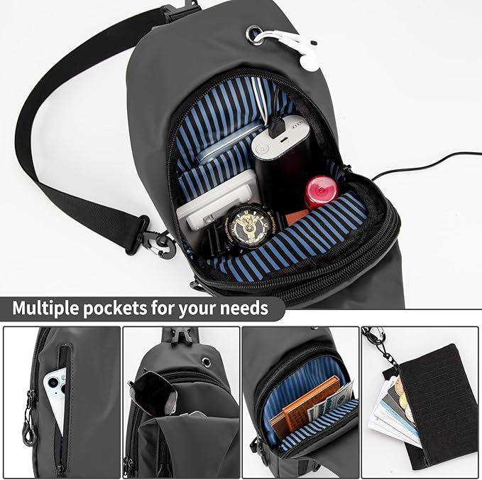 Waterproof Clear Bag for Stadium Events, Women's Crossbody Clear Sling Bag with Coin Wallet, Shoulder Bag for Daily Use