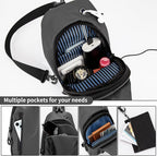 Waterproof Clear Bag for Stadium Events, Women's Crossbody Clear Sling Bag with Coin Wallet, Shoulder Bag for Daily Use