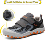 Mishansha Boy's Girl's Hiking Shoes Low Top Sneakers Outdoor Trekking Walking Climbing Running Shoes