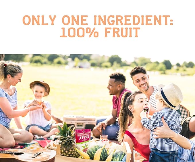 Nature’s Turn Freeze-Dried Fruit Crisps – Healthy, Gluten-Free, Crispy & Delicious, Plant-Based Snack, Ideal for Cereal, Smoothies, School Lunches, & On-the-Go, Sour Apricot, Pack of 12 (0.53 oz Each)