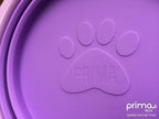 Collapsible Silicone Water Travel Bowl with Clip for Dog and Cat, Portable and Durable Pop-up Feeder for Convenient On-The-go Feeding – Size: Large (5 Cups) Purple – 2 Pack