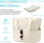 Bluboon Waterproof Beach Tote Pool Bags for Women Ladies Extra Large Carry On Bag With Wet Compartment for Weekender Travel