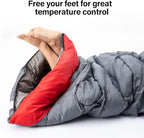 BISINNA Sleeping Bag with Pillow - 4 Season Backpacking Sleeping Bag Lightweight Waterproof Warm and Washable for Adults, Kids, Women, Men's Outdoors Camping, Hiking, Mountaineering