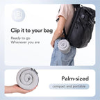 Travel Pillow, 100% Pure Memory Foam Travel Neck Pillow Airplane Neck Support Ergonomic Design for Traveling Suitable for Airplanes,Offices and Cars-Cooling Silk Light Grey Cover