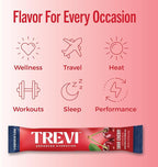TREVI™ Sugar Free Electrolytes - Drink Mix Hydration Powder Packets - 28 Count - Sour Cherry