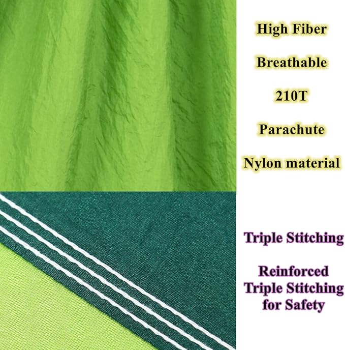 Camping Hammock Double & Single Portable Hammocks Ultralight Nylon Parachute Hammocks with 2 Tree Straps for Backpacking, Travel, Beach, Backyard, Camping, Hiking (Medium, Camouflage)