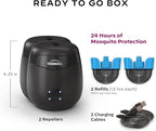Thermacell E-Series Rechargeable Mosquito Repeller with 20’ Mosquito Protection Zone; Bug Spray Alternative; Scent Free