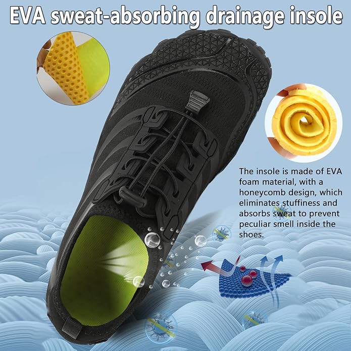 Water Shoes Mens Women Barefoot Shoes Quick Dry Aqua Outdoor Sports for Swim Pool Beach Surf Walk Water Yoga River Lake Hiking Kayaking