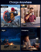 Portable Charger 60000mAh Power Bank - 22.5W Fast Charging External Battery Pack, LED Display USB C Portable Cell Phone Charger for iPhone 15/14/13 Pro, Android, Samsung Galaxy, Etc