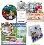 WaterStorageCube BPA Free Collapsible Water Container with Spigot, Camping Water Storage Carrier Jug for Outdoors Hiking Backpack & Survival Kit, Foldable Portable Water Canteen 1.3/2.6/5.3 Gallon