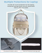 LOVEVOOK Laptop Backpack for Women with Laptop Compartment,Fits 17" Laptop