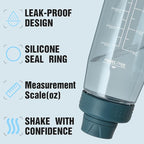 Water Bottle 32oz, clear water bottle with Spout Lid and Carry Handle, Reusable, Tritan, BPA Free, Hiking Water Bottle Suitable for Travel, Outdoors, Gym, Travel, Home, School (Dark blue)