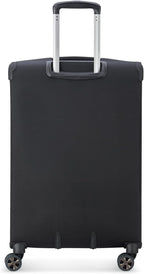 DELSEY PARIS Helium DLX Softside Expandable Luggage with Spinner Wheels, Black, 3 Piece Set (20/25/29)