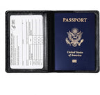 Honmein 2 Pcs Passport holders，Ultra Slim passport wallet，PU Leather Passport Cover for Women and Men