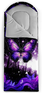 QOOMO Animals Camping Sleeping Bags,3 Season Warm & Cool Weather,Lightweight,Waterproof Sleeping Bags for Adults & Kids,Traveling,and Outdoors,Camping Gear Equipment