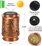 Solar Lanterns Outdoor Waterproof Garden Decor Mothers Day Gifts for Mom Women Birthday Gifts Ideas Metal Bird Decorative LED for Patio Pathway Landscape Walkway Terrace Balcony Lawn Yard (Butterfly)