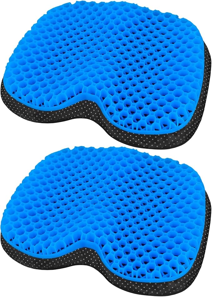 NEW-Vi Anti-Slip Kayak Seat Cushion - Waterproof Thicken Gel Boat Kayak Canoe Rowing Stadium Pad for Sit in Kayak Chair Kayak Accessories Equipment Gear for Fishing Kayak