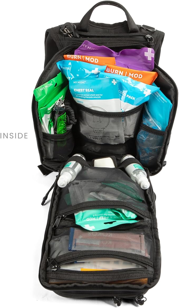 MY MEDIC The Recon Standard Emergency Medical Kit - First Aid Survival Essentials & Supplies | Must Haves for Any Home, Car, Travel, Office, or Business - Coyote