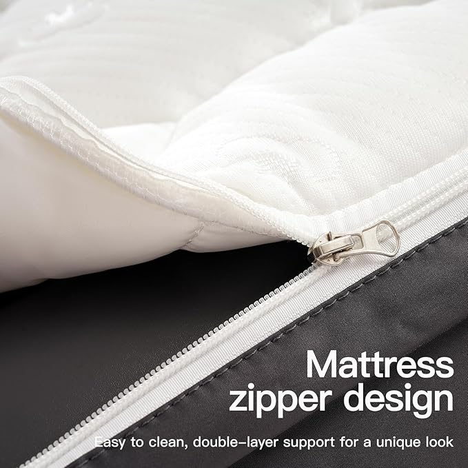 CHILLSUN Twin Air Mattress with Built in Pump, Upgraded 18" Raised Comfort Blow up Mattress, Durable Inflatable Mattress Air Bed for Guests & Home, Colchon Inflable, Airbed 700lbs Max