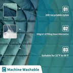 Camping Blanket,Lightweight Puffy Printed Camping Blanket Packable Outdoor Blanket for Camping,Traveling, Stadium, Hiking, Picnics