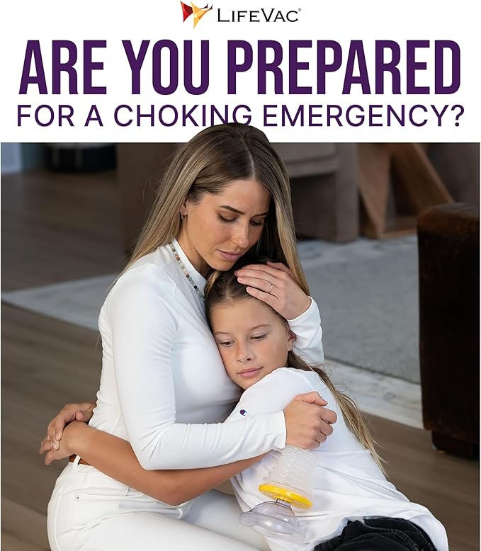 LifeVac Home Kit - Portable Suction Rescue Device, First Aid Kit for Kids and Adults, Portable Airway Suction Device for Children and Adults