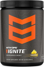MTN OPS Ignite Energy Drink Powder, Gluten Free Nootropic Supplement Drink Mix, L Arginine, L Citrulline, Caffeine & Nootropic Sugar Free Drink Mix, 45 Servings, Pineapple Crush