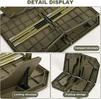 TOPCHANCES Folding Outdoor Camping Table,Ultralight Aluminum Camping Side Table,Portable Beach Table Roll Up Camping Table with Carrying Bag for Camping Beach Picnic Grilling Hiking FishingTravel