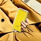 Q 10000mAh Power Bank, Slim Portable Charger,4 Output External Battery Pack with Built-in AC Wall Plug Micro USB C 3 Cables Compatible with iPhone Samsung Android Phone Tablet and More